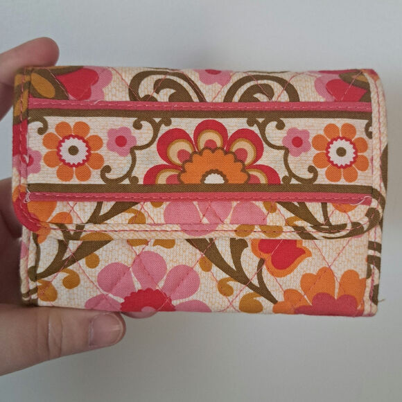 Vera Bradley Handbags - Vera Bradley Folkloric Quilted Wallet Retired Pattern
